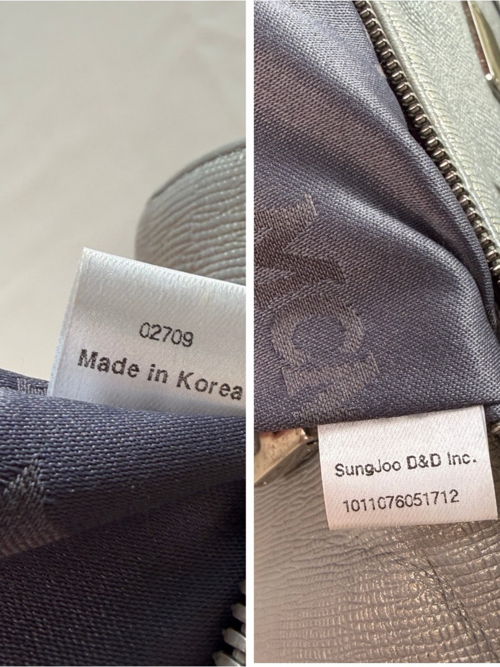 MCM München Metallic Silver Saffiano Leather Boston Bag - Picture 13 of 17
